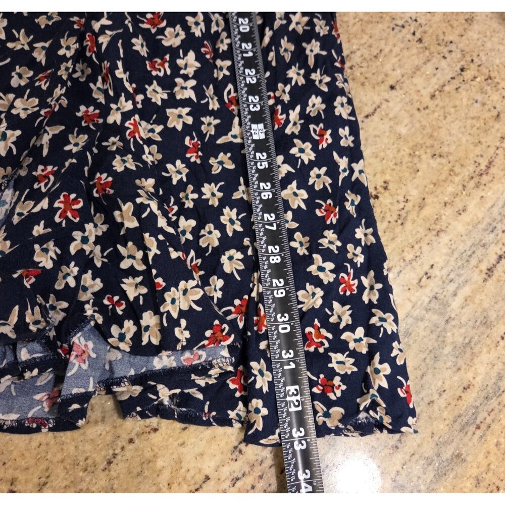 Vintage Kathie Lee Sz 12 Maxi Skirt Rayon Ditzy Floral Y2k Preppy - Picture 4 of 13